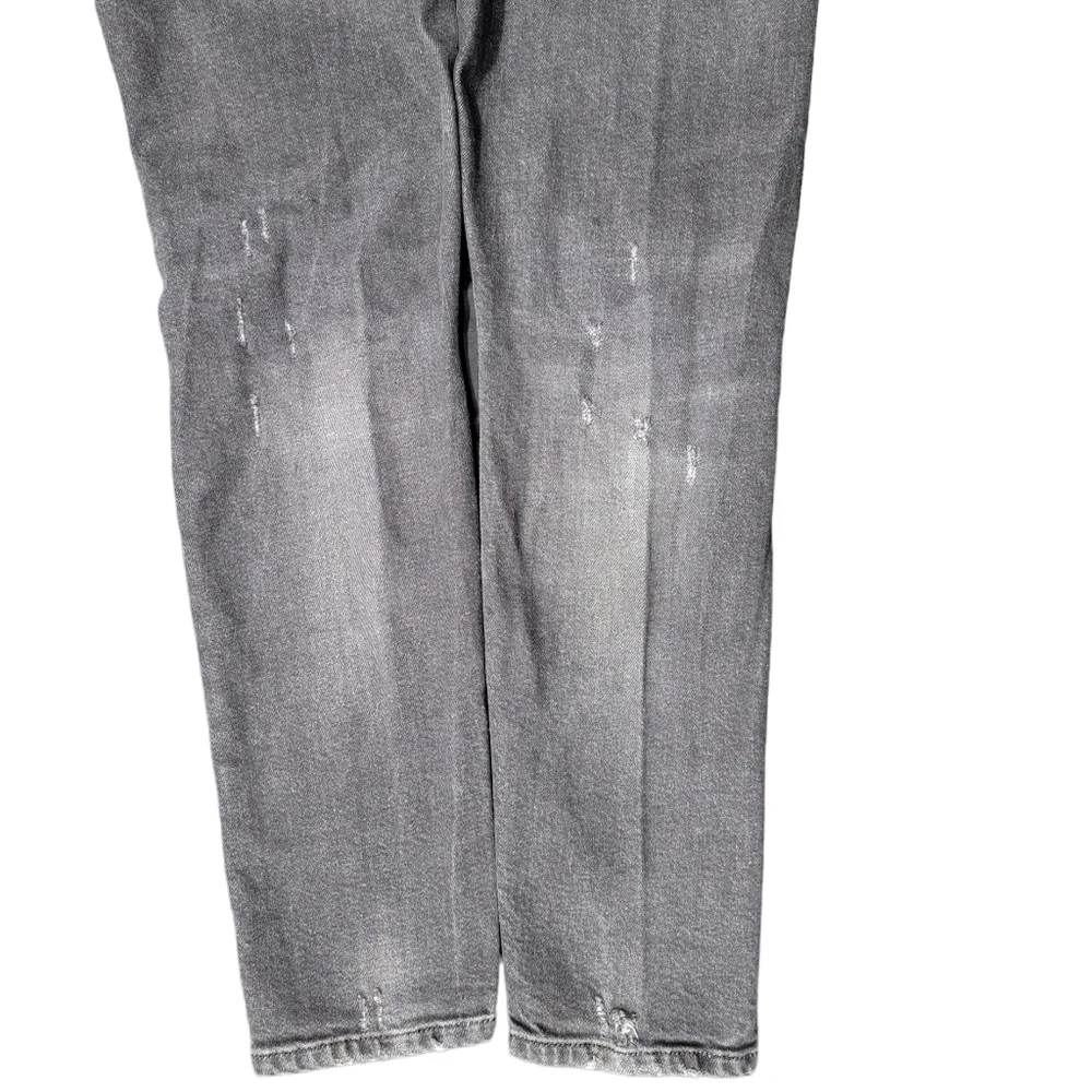 R13 Distressed Boy Skinny Ripped in Black Gray Medium Rise R13W0088 212 Jeans 25 - Picture 6 of 16